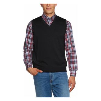 Maerz Mouwloze gebreide kleding - Heren - Truien - Zwart - Maat: 4XL