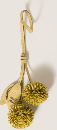 Miu Miu Trick leather keyring