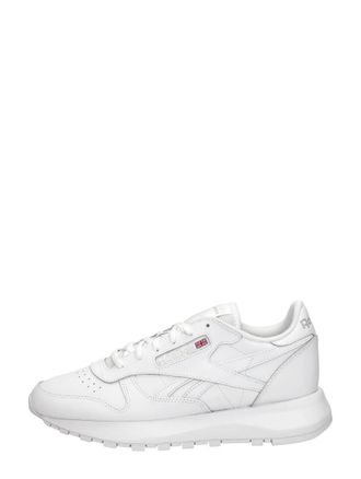 Reebok Womens Classic Leather SP Sneaker, FTWWHT/FTWWHT/PURGRY, 4 UK