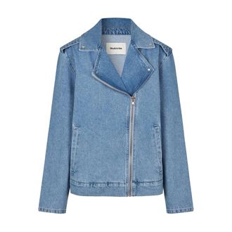 Modstr&ouml;m Dames, Jassen, Blauw, Maat: XL Denim