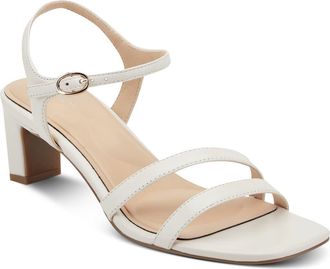 Rockport Teddy Ankle Strap Sandal in Ivory at Nordstrom, Size 7.5