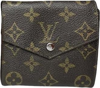 Louis Vuitton Pre-owned Wallets, female, Brown, Size: ONE SIZE Pre-owned Vintage Canvas Wallet