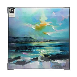 Scott Naismith Harris Awe Canvas Print in Light Blue