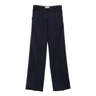 Ermanno Scervino Pantaloni dritti - - Trousers - Donna - Blu - S