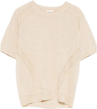 Joseph Lille perforated top - Neutrals