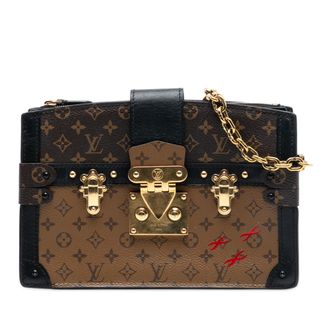 Louis Vuitton Tweedekans Monogram Reverse Trunk Clutch