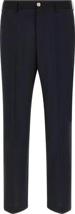 Marni Blue Virgin Wool Casual Mens Pants