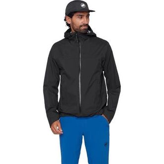 Mammut Ducan Hs Hooded Jacket - Mens in Black at Nordstrom, Size X-Large
