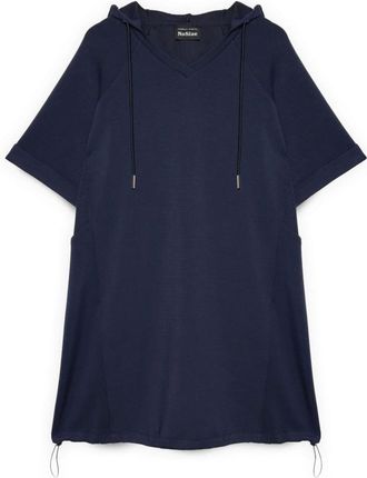 Fiorella Rubino Dames, Jurken, Blauw, Maat: M/L Poliester