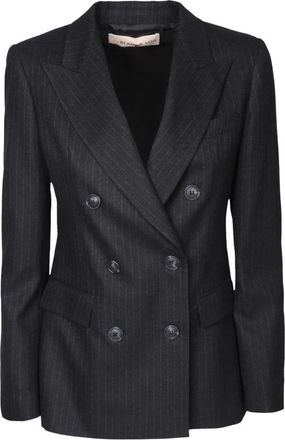 Blanca Vita Zwarte jas voor vrouwen Aw 23 - Dames - Blazers - Zwart - L - Polyester - Jassen