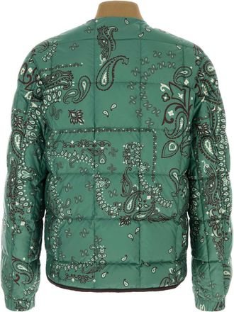 Moncler Mens Printed Polyester Reversible Chalvron Down Jacket S82 Giubbini