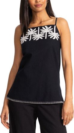 Johnny Was Hannah Linen-Blend Top