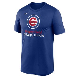Nike Chicago Cubs Stadium Legend Nike Mens Dri-FIT MLB T-Shirt in Blue | NKGK4EWEJ-Q2D