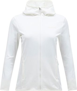 Peak Performance Light Zip Hood Fleecejacke f&uuml;r Damen | wei&szlig;