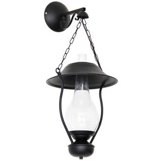 Dmora L&aacute;mpara De Pared Gillio, Aplique De Metal, Negro