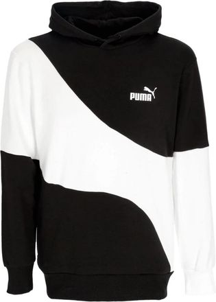 Puma Power Cat Hoodie - Dames - Sportshirts - Zwart - XL - Katoen - Fitness