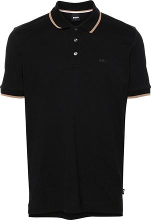 HUGO BOSS Logo-embroidered Cotton Polo Shirt