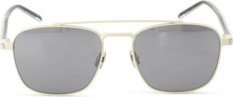 Saint Laurent Eyewear Occhiali da sole con montatura stile pilota - Oro