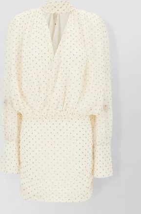 Rotate printed mini dress