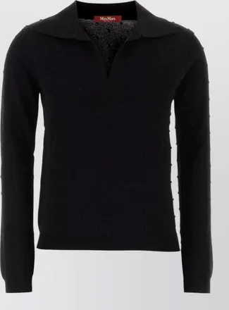 MM Studio ribbed polo jumper