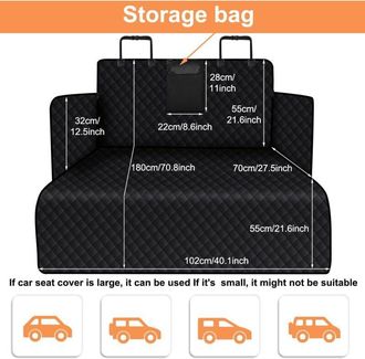 Elle Funda Protectora Para Maletero De Coche Para Perros Con Protecci&oacute;n Lateral, Impermeable Y Antideslizante, Funda Universal Para Maletero De Coche Y Suv