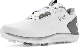 Under Armour Drive Fade 2 Golf Cleats Mens Cross Training Shoes White/Titan Gray/Metallic Silver : 10.5 D - Medium, Synthetic
