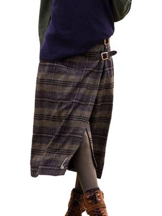 Celtic & Co. Midi Celt Kilt Plaid Skirt in Cairngorm Heath at Nordstrom, Size 12