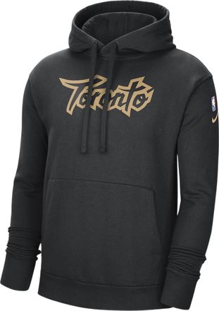 Nike Mens Nike Solid Color Alphabet Fleece Pullover Toronto Raptors Black DB2340-010