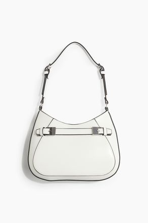 H&M Schultertasche mit Zierriemen - White