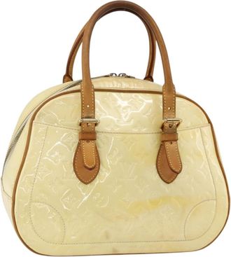 Louis Vuitton Summit Drive Handbag Monogram Vernis Yellow Patent_Leather Handbag (Pre-Owned)