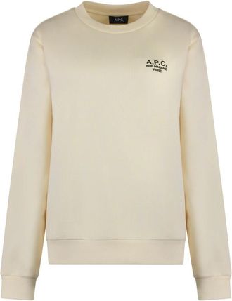 A.P.C. Standard Rue Madame Katoenen Sweatshirt - Dames - Sweatshirts - Beige - S - Katoen - Hoodies & sweatvesten