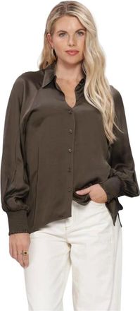 Ibana Tyna Blouse - Dames - Blouses & Shirts - Groen - Maat: M