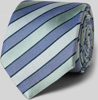 Olymp Seidenkrawatte im Allover-Look (6,5 cm) in Gruen, Gr&ouml;&szlig;e 1