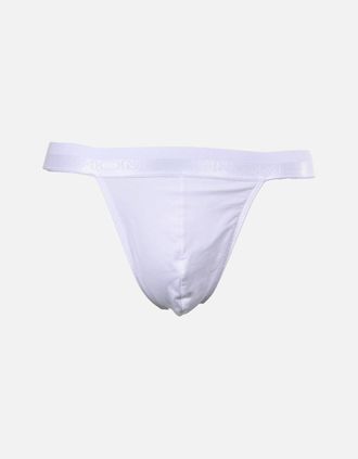 HOM Hom Mens Sports N Colours Mens Tanga Brief, White - Size: 35/34/32