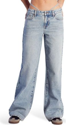 PacSun Casey Low Rise Baggy Jeans in Medium Indigo at Nordstrom Rack, Size 22