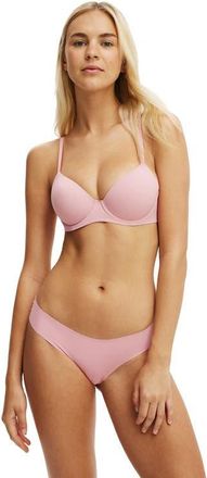 Cotton On Womens Body Bestee T-Shirt Bra in Glazed Pink at Nordstrom, Size 34D