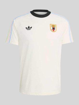 adidas Originals Regular Fit T-Shirt aus reiner Baumwolle mit Japan-Applikation in Offwhite, Gr&ouml;&szlig;e XXL