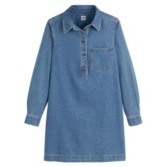 La Redoute Collections Korte jurk in denim, Signature ALBANE