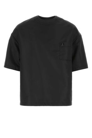 Valentino Garavani Black Nylon Oversize Shirt