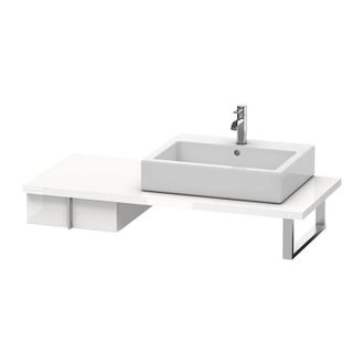 Duravit Duravit Vero Armario Bajo Para Consola, 6567, 1 Caj&oacute;n, 400 Mm, Color (frente/cuerpo): Laca Blanca De Alto Brillo - Ve656708585