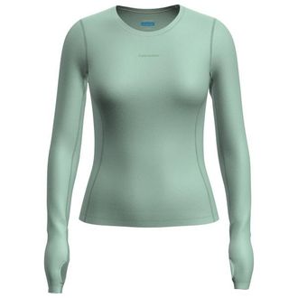 Icebreaker Merino75 CoolLiteFeatherlight L/S Crewe Longsleeve f&uuml;r Damen | t&uuml;rkis/gr&uuml;n
