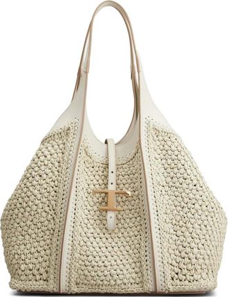 Tod's Borsa tote T-Timeless - Bianco