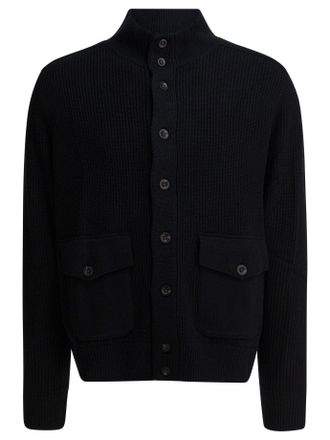 Polo Ralph Lauren Wool Cardigan With Mock Neckline