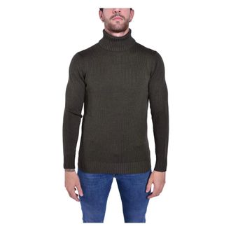 KANGRA Hombre, Jerseys, Verde, Talla: S