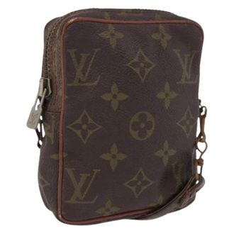 Louis Vuitton Pre-owned Monogram Canvas Shoulder Bag - Dames - Pre-owned - Bruin - Maat: ONE Size Leer