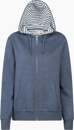 Mountain Warehouse Womens Mountain Warehouse Womens/Ladies Penzance Full Zip Hoodie - Navy - Size: 10