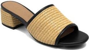 Aerosoles Como Block Heel Sandal in Natural Raffia at Nordstrom Rack, Size 7.5