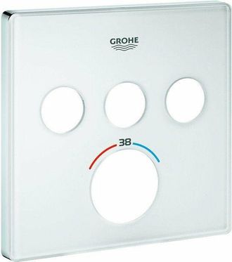 GROHE Escudo Grohe 49043 Para Smartcontrol Up-thm Cuadrado Con 3 Asv Blanco Luna