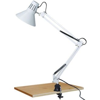 OEM L&aacute;mpara Brillante, L&aacute;mpara De Escritorio Hobby Negra, Metal, L&aacute;mparas Normales (no Incluidas), A++-blanco