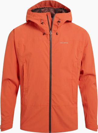 Craghoppers Mens Craghoppers Mens Ponsa Waterproof Jacket - Orange - Size: 38/Regular